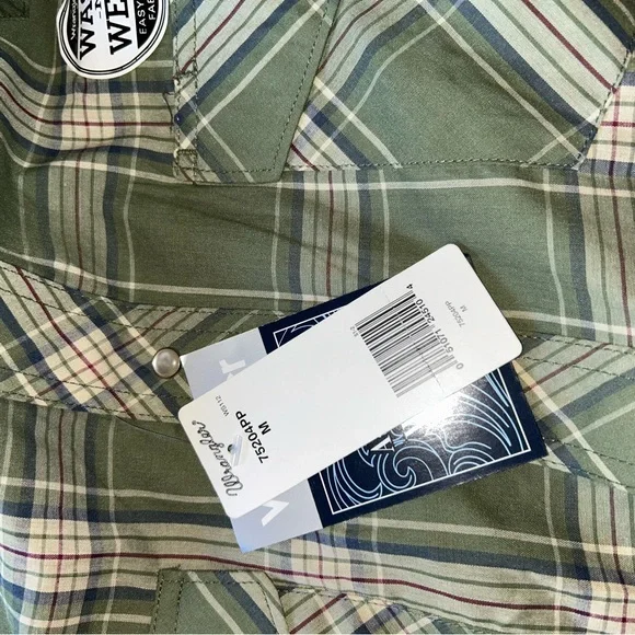 Wrangler snap button top western - Picture 3 of 4